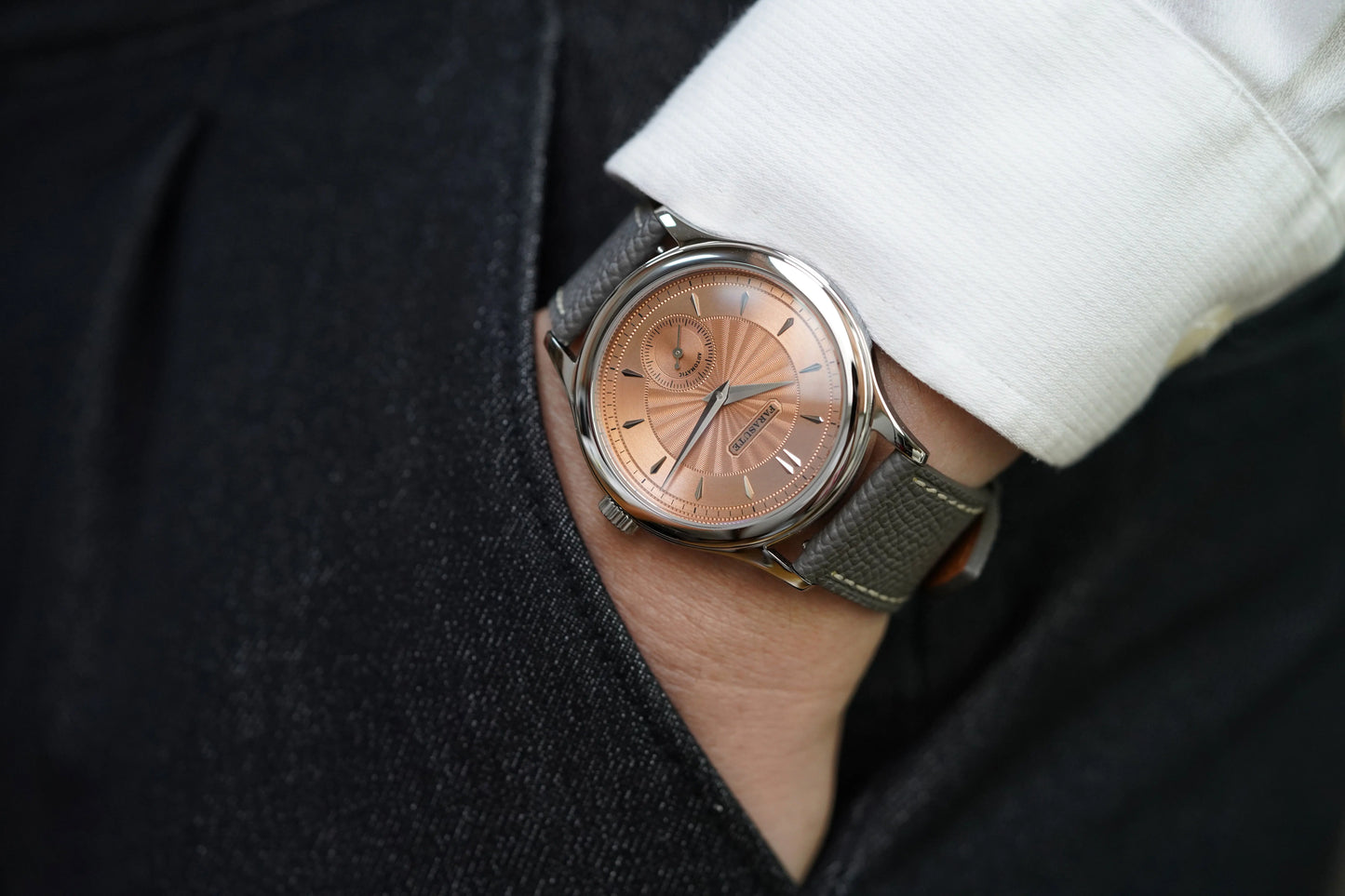 FARASUTE Luxury Mechanical Watch 316L Stainless Steel Case Hangzhou Customized Movement Small Second Hand Dial Men's Watch Gift