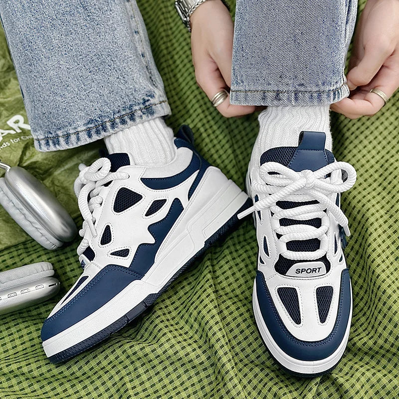Modne muške cipele, trendi street skateboard cipele, luksuzni brend, tenisice za trening, prozračne mrežaste casual cipele, tenis masculino