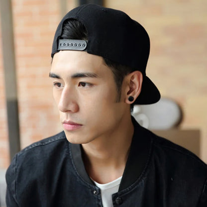 Fashion Solid Color Men Women Baseball Cap Hip Hop Caps  Snapback Hat Brim Shade Cap Bone Gorras Casquette Sports Cap  Sun Hat