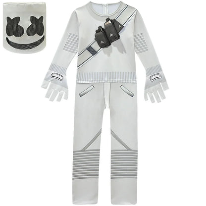 ❤★❤DJ-Guerillakampf-Kostüme Jumpsuits für Kinder Clown-Cosplay-Kleidung Halloween-Weihnachtskostüm Party Game Cos Fortnites Co★♥★