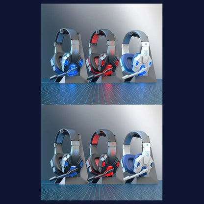Creative Wired Gaming Headset with Microphone – LED Light Bass Stereo Gaming Headphones for PC, PS4, PS5, Xbox – High Quality Gaming Headset