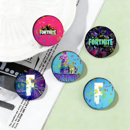 Game F-Fortnite-Logo-Druck für Laser-Abzeichen, Ansteckpin für Rucksack, Kleidung, Hut, Broschen-Dekoration, Kunstgeschenke