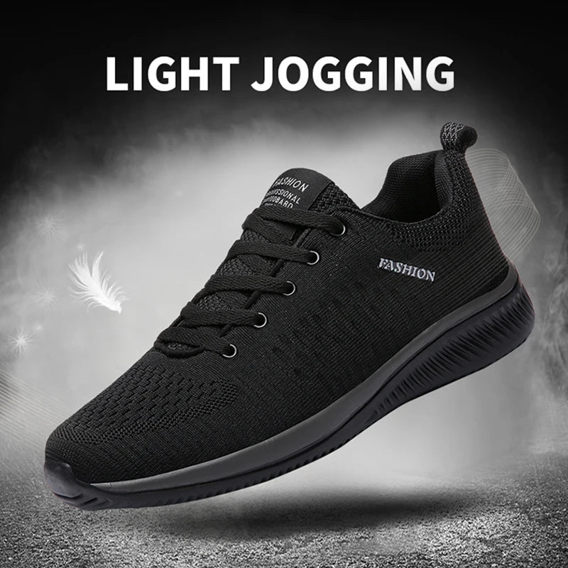 Men's Running Shoes Breathable Light Comfortable Men's Casual Shoes Tennis Outdoor Slip-On Walking Sneakers