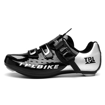New Men’s and Women’s Bicycle Shoes Outdoor Cycling Shoes with Three Functional Soles Professional Training Shoes
