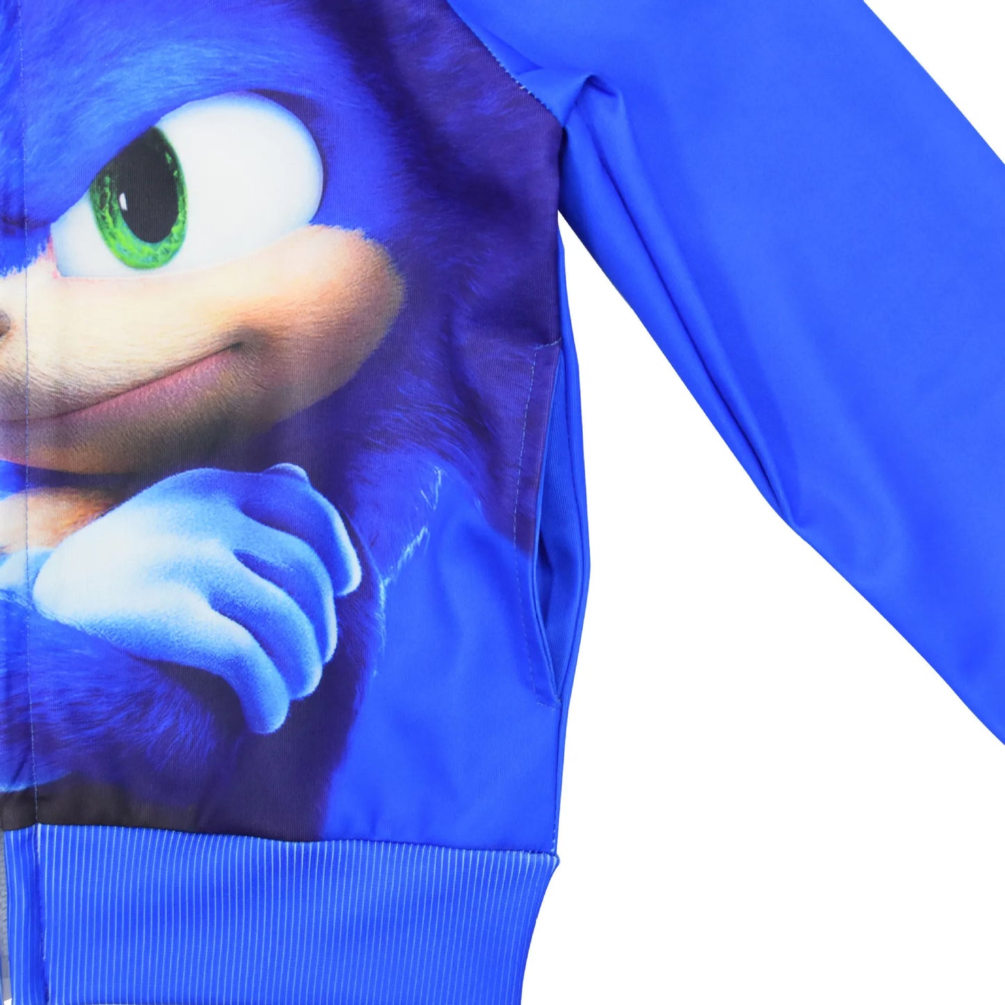 Unisex Child Sonic the Hedgehog Costume Hoodie Hooded Sweatshirt Blue Top for Halloween Cosplay Party Costumes