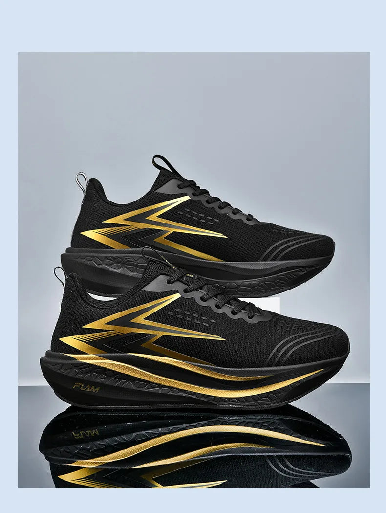 Running Shoes Speciality Marathon Men Sports Breathable Lightweight Carbon Board Women's Comfortable Athletic Nonskid Sneakers