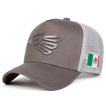 Unisex Mexican Eagle Label Baseball Net Caps Adjustable Casual Hats Spring and Summer Outdoor Sunscreen Hat