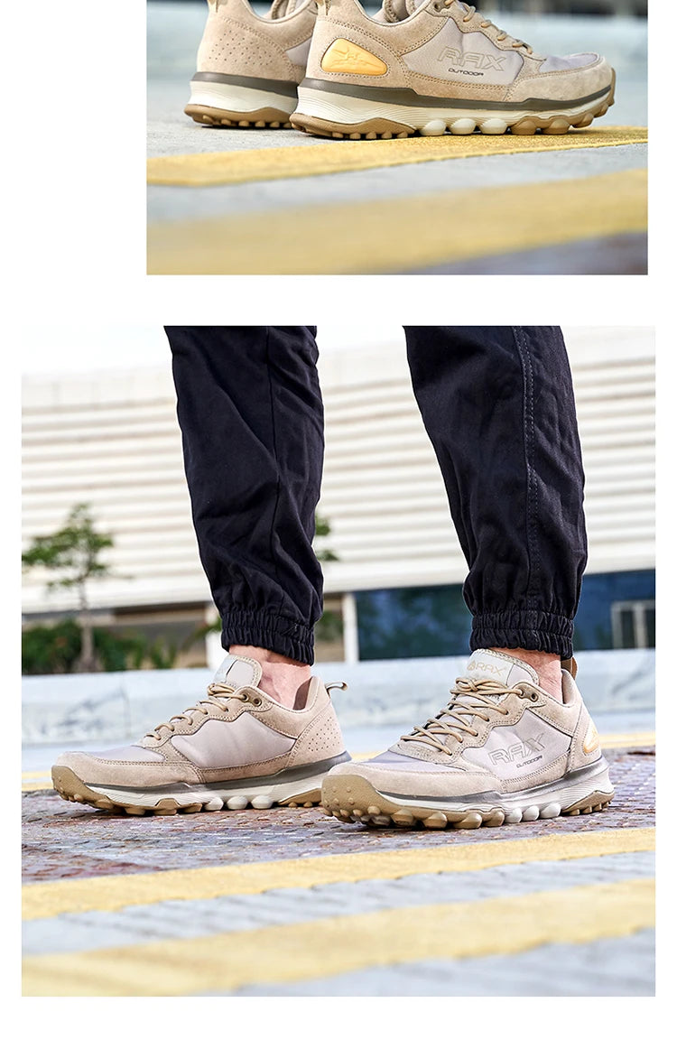 RAX Winter Hiking Boots Men Waterproof Breathable Outdoor Sports Sneakers for Men Trekking Boots Mountain Trekking Shoes Bigsize