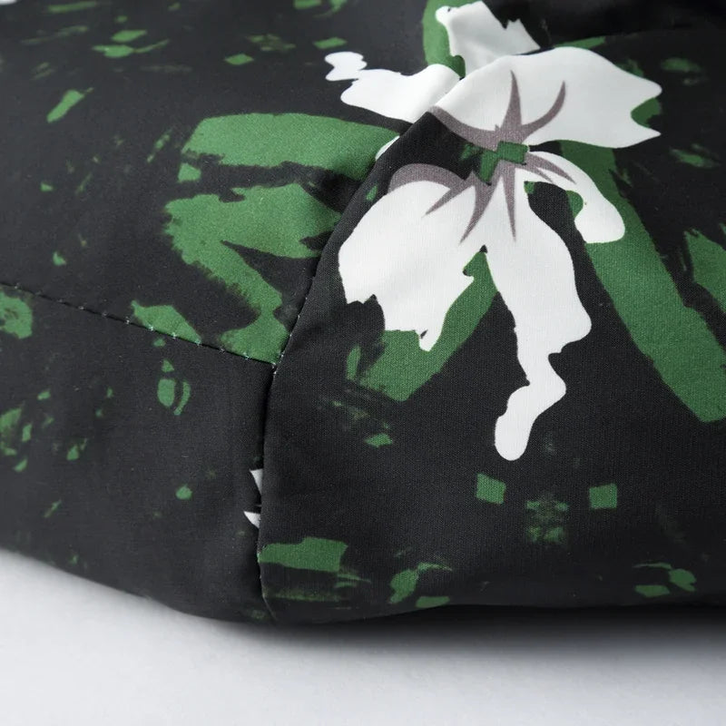 Spring and Autumn Men's Flower Jacket, Large Size Urban Casual Jacket, Multicolor Available