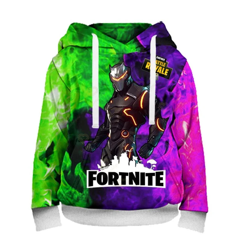 Fortnite Sweatshirt Kids Victory Royale 3D Printed Hoodies Men Women Children Game Hooded Streetwear Pullover for Birthday Gifts