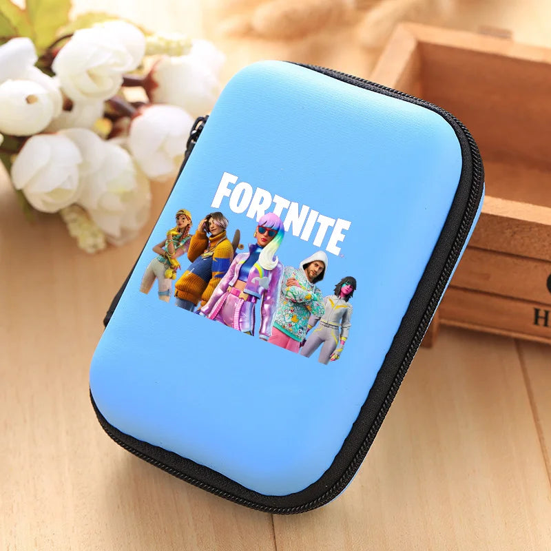 Neue Fortnite-Aufbewahrungstasche, multifunktionaler Organizer für Datenkabel, Ladegerät und Reise-Kopfhörer, Schutzhülle, Geburtstagsgeschenk für Kinder