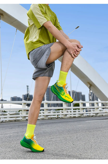 Moški maratonski tekaški čevlji s karbonsko ploščo za posebne športne aktivnosti, dihalni, lahki, ženski udobni športni protizdrsni superge