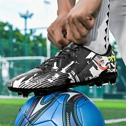 Chaussures de football pour hommes Association Quick Five Up, crampons antidérapants professionnels, ultra-légères, pour entraînement sur gazon