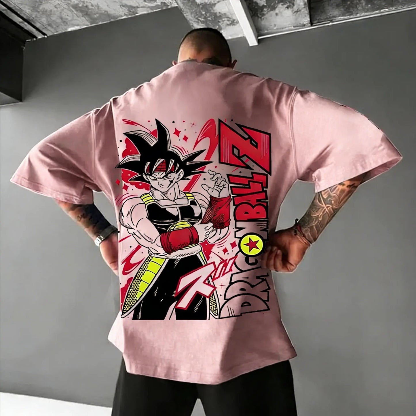 Dragon Ball Super Men's and Women's T-Shirts Bardock Anime Tee Summer Spring Boy's Retro Short Sleeves Parent-child Outfits