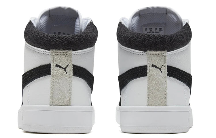 Baskets Puma Court Legend Mid blanches et noires 371119-02