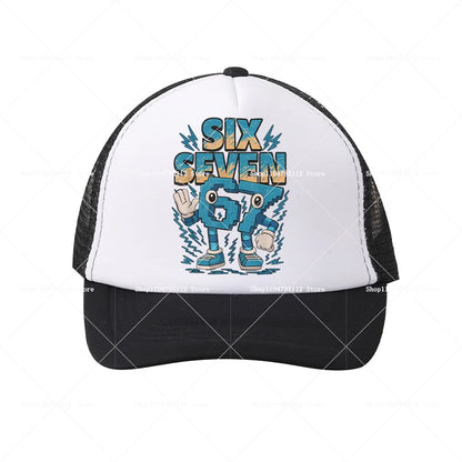 Casquette de baseball Steal A Brainrot 67 Six Seven, motif cartoon/anime, lettres de l'alphabet A à Z, pour garçons et filles, ajustable, sport et mode, couvre-chef pour adulte, cadeau
