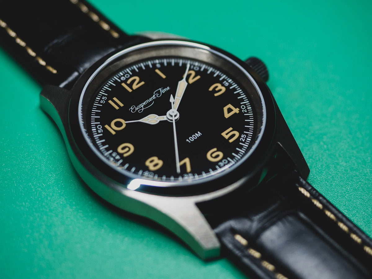 【Escapement Time】VH31 Quartz Movement Watch 38mm Sapphire Waterproof 100M Super luminous