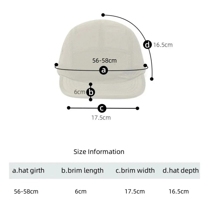 Ultralight Running Caps For Men Women Quick Drying Outdoor Sports Caps Cycling Trail Marathon Snapback Hats