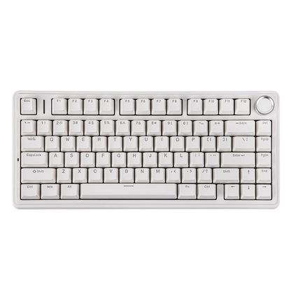 Teclado mecânico EPOMAKER x AULA F75 com fio, 75%, layout ANSI US, gasket, hot-swap, para Mac/WIN/Android, com botão rotativo