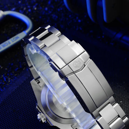San Martin Luxury GMT Hangzhou 6460 Men's Automatic Mechanical Watch Business Sports Waterproof 200m Sapphire Full Luminous SN0016