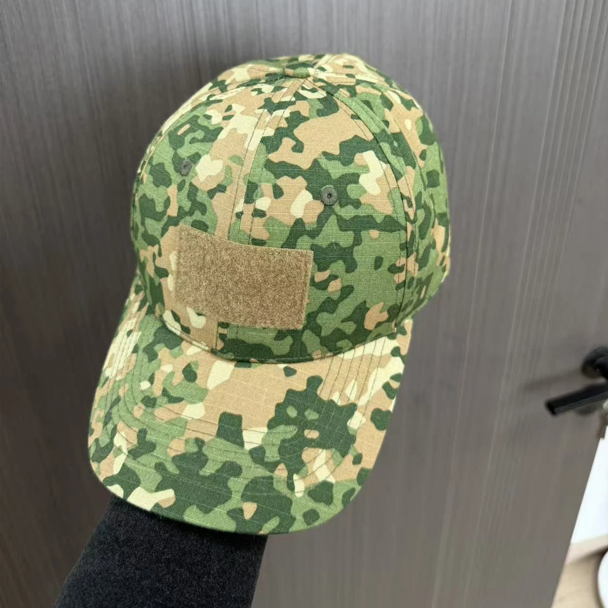 Casquette de baseball M19 NFP multicolore, camouflage Flecktran, pour homme, pour les activités de plein air, verte