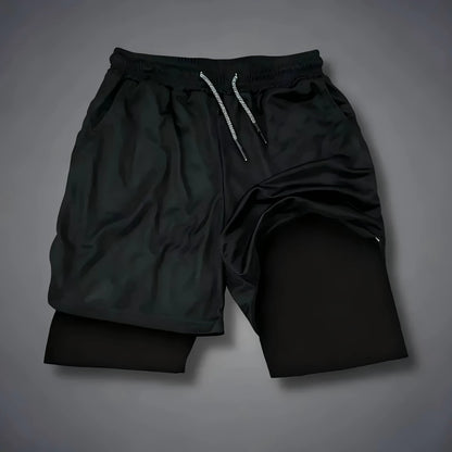 2026 Dragon Ball Summer Broly Men's Bot Fitness Double-Layer Replica Two-Piece Loose-Fit Training Running Shorts Casual Pants