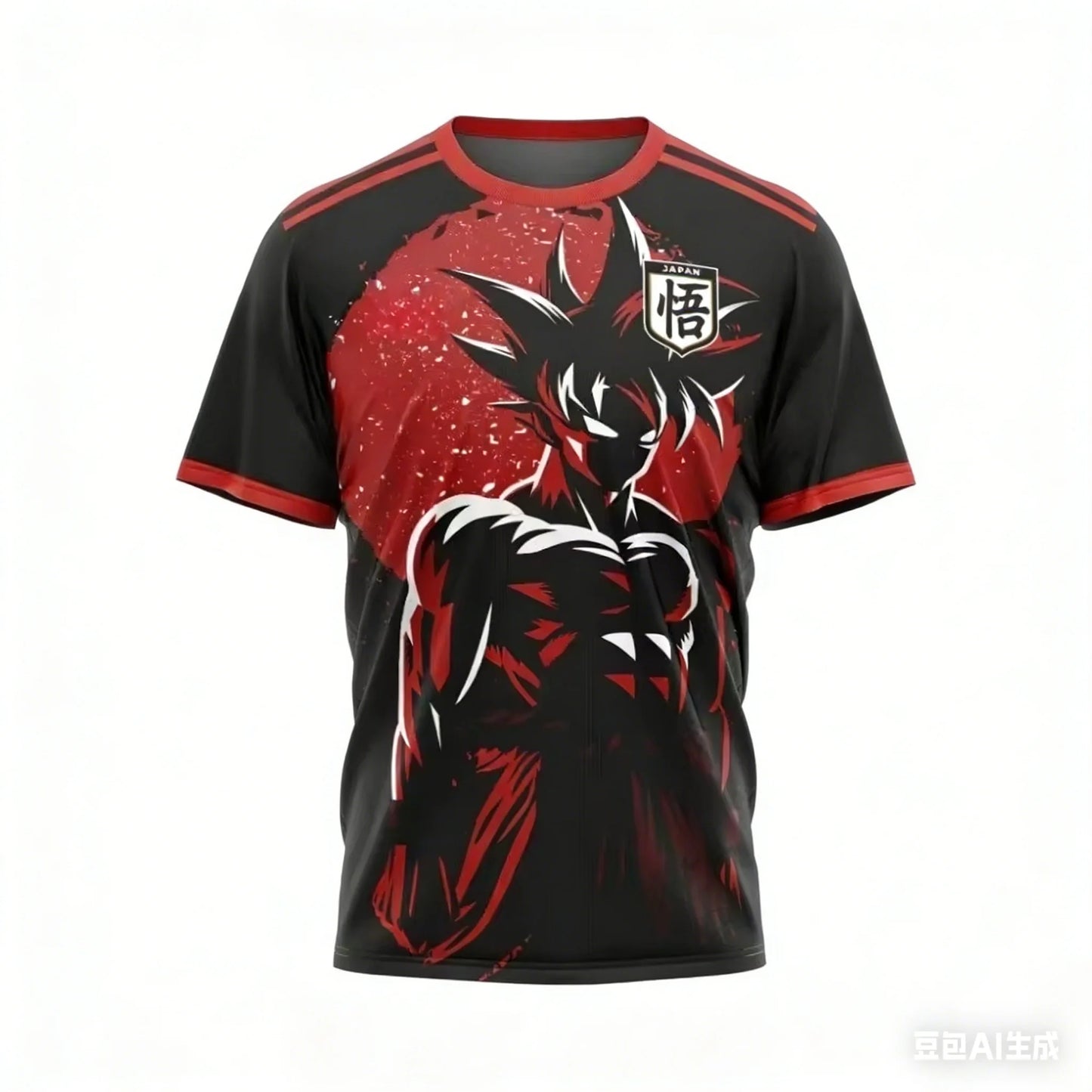 2026 Summer Dragon Ball Retro Cosplay T-shirt Men's Oversized 3D Printed Short-sleeved Family Unisex Children's Sports Shirt
