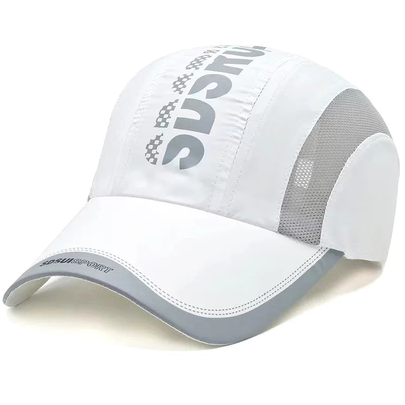 Stay Protected in Style: UV Protection Baseball Cap with Quick-Drying Soft Top, Breathable Strapback for Hiking, Fishing & Outdo