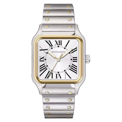 2025 New 34MM Specht & Söhne Quartz Watch Japan VH31 Movement Sapphire Blue Color Ultrathin Stainless Steel Men's Watch