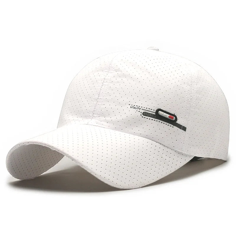 Summer UV Protection Caps Men Quick Drying UPF 50+ Baseball Travel Sun Cap Fashion Breathable Sunshade Outdoor Fishing Hat