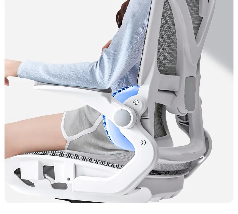 Ergonomic Gaming Chair 3D Lumbar Support Racing Swivel Adjustable Breathable Mesh High Density Sponge Seat Office Chair