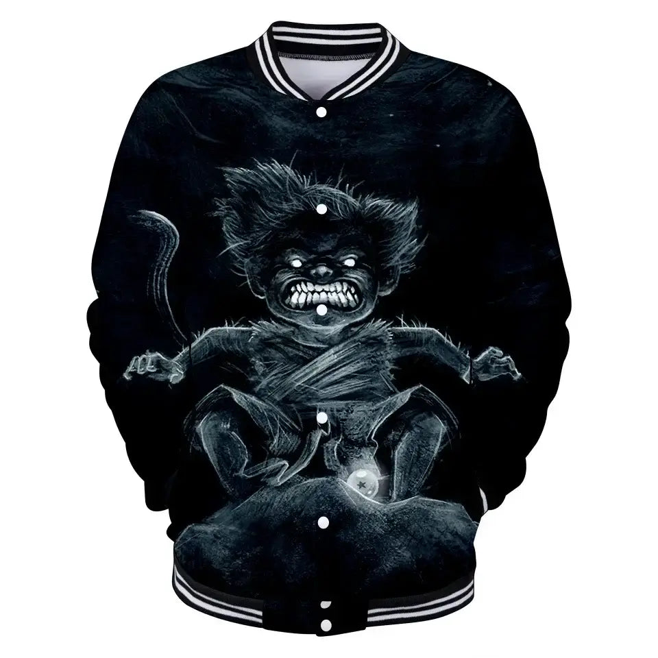 Dragon Ball Goku Kid Men Zipper Hoodie Cartoon Japan Style Anime Women Sweatshirt 2025 New Fashion Children Jackets Coat, produit gaming premium Fraquane