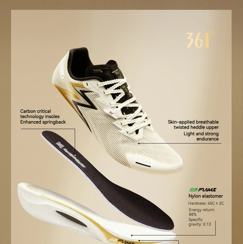 361 Degrees Biospeed 3.0 PRO Men's Running Shoes Sports Professional Marathon Lightweight Breathable Female Sneakers 672412208