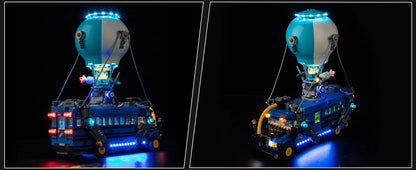 LED-Beleuchtungsset ohne Modell, geeignet für LEGO Fortnite Battle Bus 77073 Bausteine