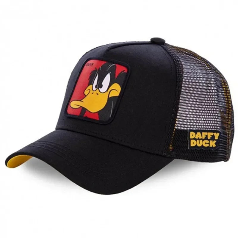 Czapka unisex z motywem anime, naszywka haftowana, czapka baseballowa, czapka typu trucker, czapki siatkowe, czapka przeciwsłoneczna