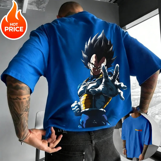 Dragon Ball Vegeta Super Saiyan Harajuku Men Summer Vintage Oversized T-Shirt Women Streetwear Unisex Casual Short Sleeve Top