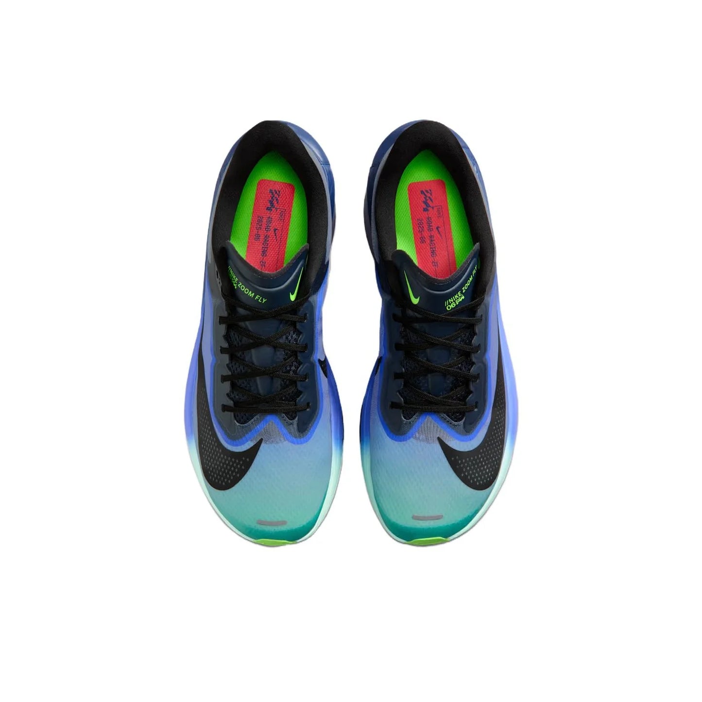 Nike Zoom Fly 6 Support Casual Marathon Running Shoes Men's Black Blue IO9572-400