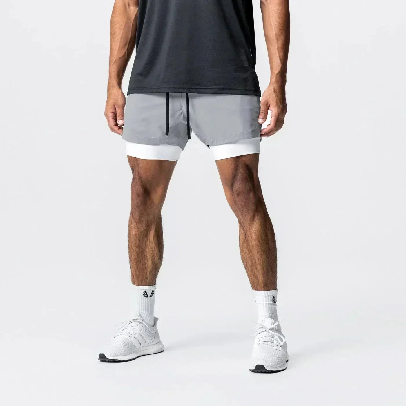 Dragon Ball Summer Men's Double Shorts Vegeta Japanese Anime Fake Two-piece 2-in-1 Fitness Sports Shorts Quick-Drying Y2K Pants