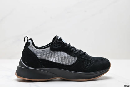Low-Top Casual Men's Sneakers Fashionable Sport Shoes Comfortable Walking Shoes Men's Footwear Breathable Leather Upper