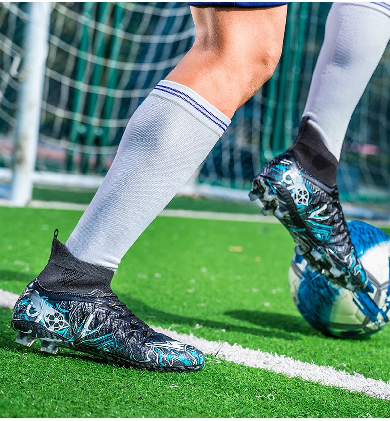 Neue professionelle Fußballschuhe für Herren, rutschfeste Fußballstiefel, Unisex, atmungsaktiv, für Futsal und Sport, neue Stollenschuhe, Dropshipping, ultraleicht