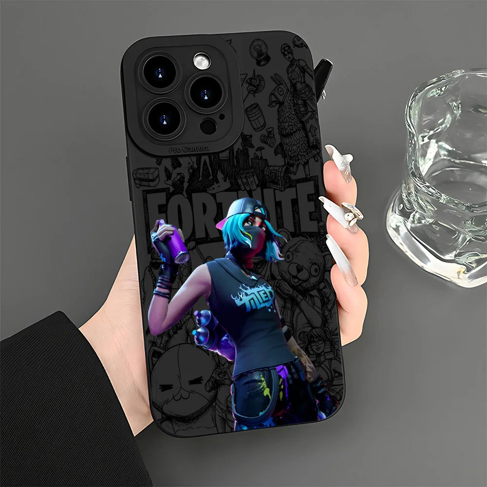 Cover Fortnite per Samsung Galaxy A37 A57 A25 A56 A16 A06 A35 A05s A15 A34 A24 A05 A13 A73 A53 A23 A03 A13 4G 5G