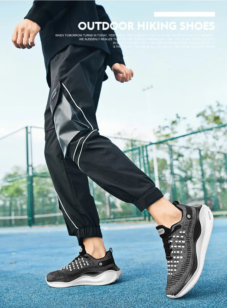 Nowe męskie buty do biegania, sportowe i casualowe, luksusowe obuwie w stylu fashion, lekkie i oddychające sneakersy do joggingu oraz komfortowego chodzenia