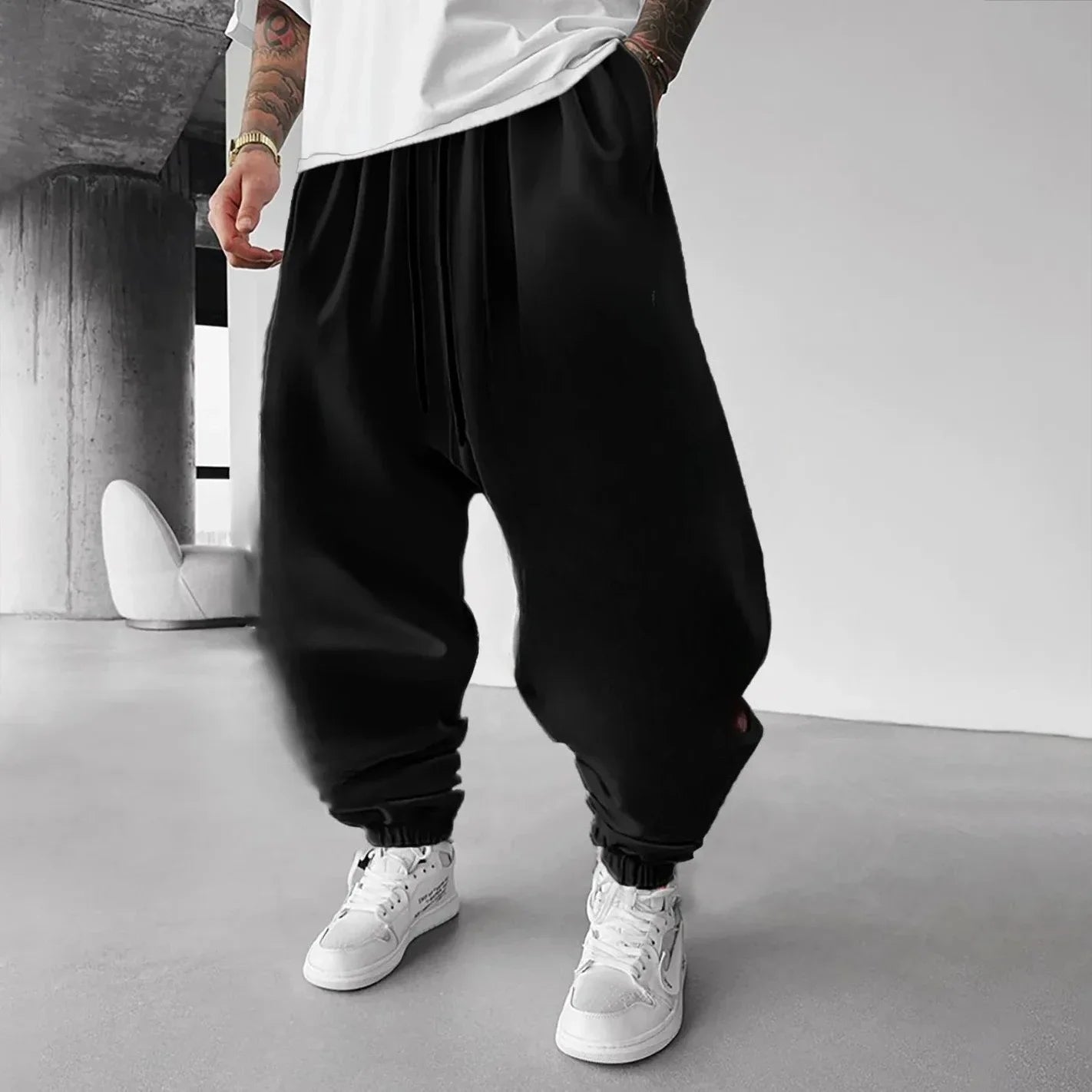 Demon Slayer Anime Men Sweatpants Japanese Cartoon Print Loose Sports Pants Streetwear Casual Hip Hop Autumn Fashion Y2k Clothes