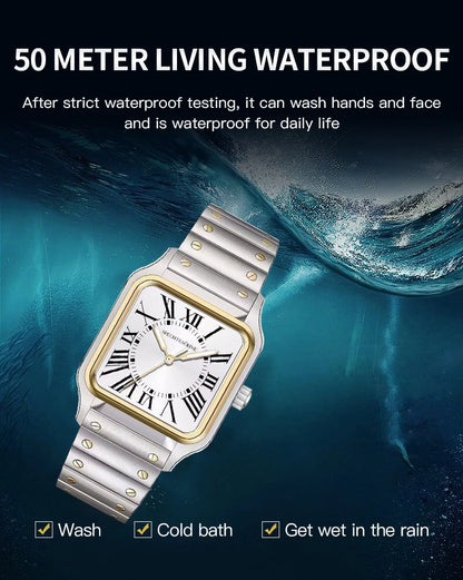 2025 New 34MM Specht & Söhne Quartz Watch Japan VH31 Movement Sapphire Blue Color Ultrathin Stainless Steel Men's Watch