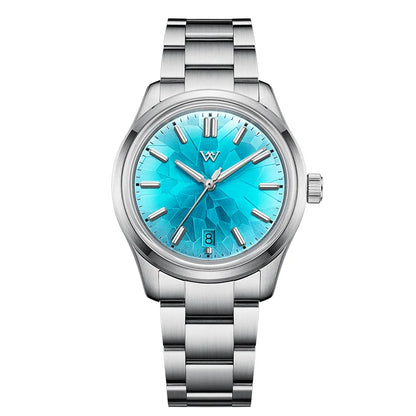 WM Watch Automatic Mechanical Watch NH35 Glacier Series 100M Waterproof AR Coated Sapphire Welly Merck Watches For Man WM226