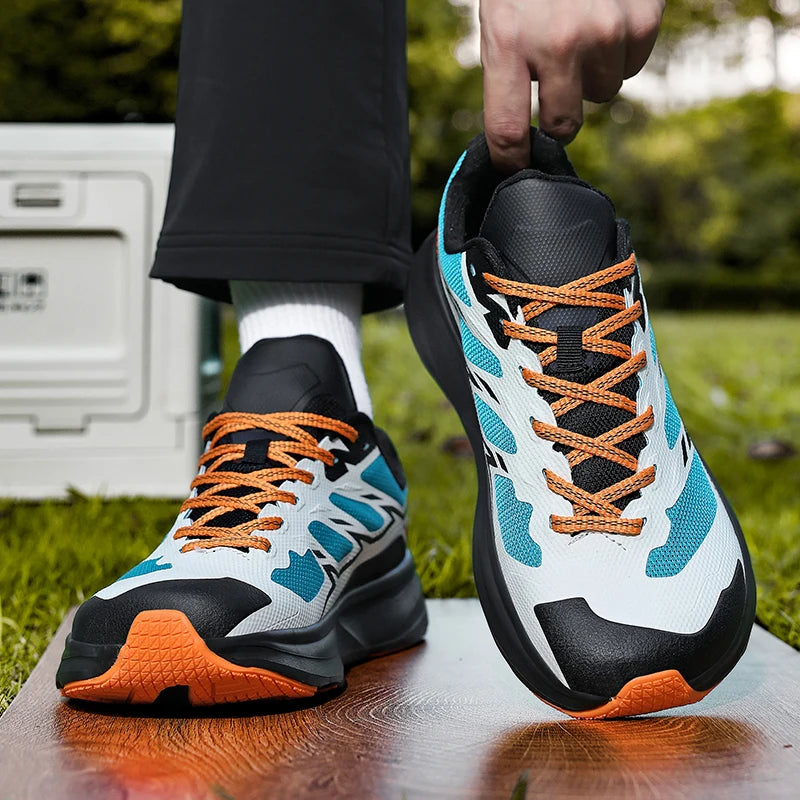 Wide Toe Men Running Sneakers Minimalist Barefoot Shoes Lightweight Breathable Zero Soles Outdoor Man Casual Walking Sport Shoes