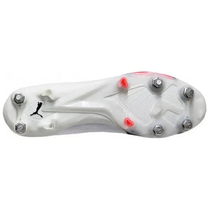 Chaussures de football Puma Ultra Ultimate Mx SG, rouge et blanc, 107504-01.