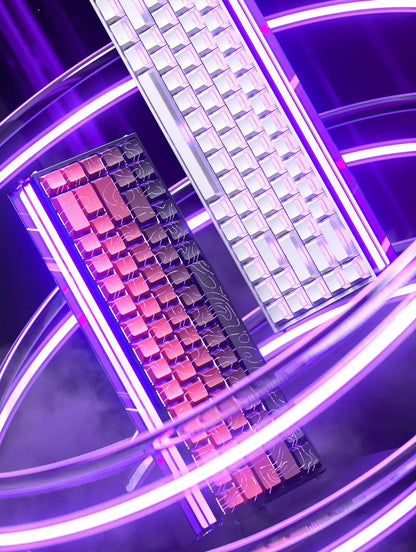 AULA HERO 68HE Teclado Mecânico Gaming RGB com Switch Magnético Rapid Trigger Retorno 8K com Fio Teclado Personalizado para Esports