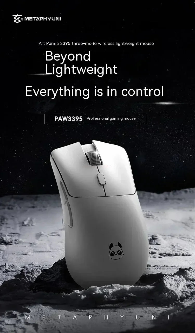 Metaphyuni Metapanda P1 Wireless Mouse P1 Pro Max Paw3395L ow Latency Lightweight E-Sports Gaming Mouse Ergonomics Pc Gamer Gift