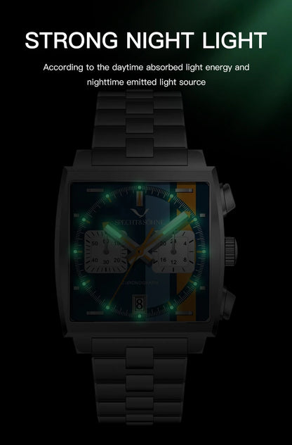 Men's Watches 2025 New Hot Luxury Quartz Wrist Watch Japan VK64 Chronograph Trendy Sport Waterproof